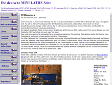 Tablet Screenshot of minilathe.de